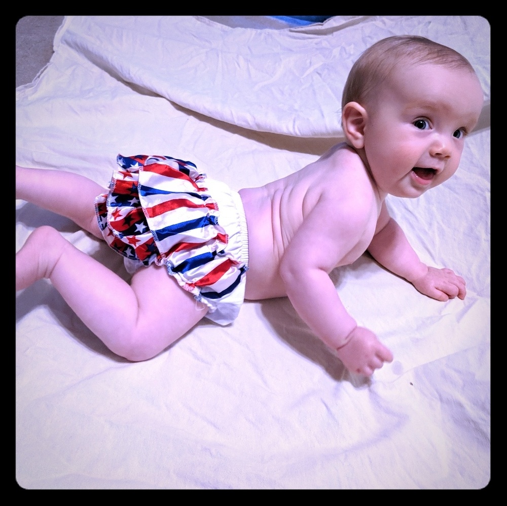 Stars and Stripes ruffle bloomers